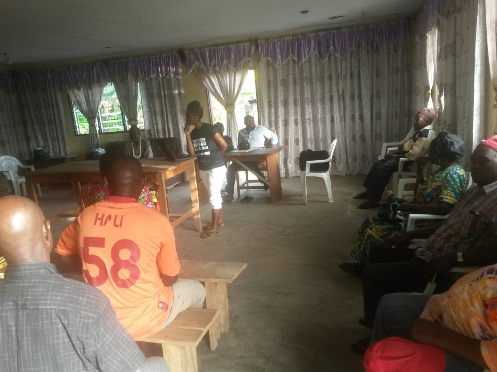 sensitization at the bonakanda community