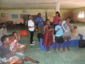 Project team visit to orphanage