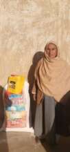 A widow receiving flour and oil