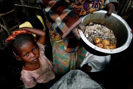 Emergency relief for women and children in Goma