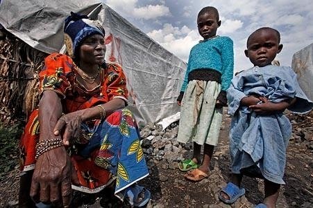 Emergency relief for women and children in Goma
