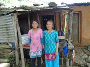 "Birsha" with her aunt