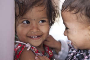 Two Nepali children