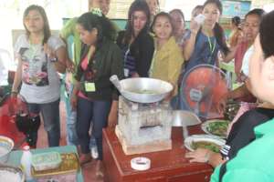 Training on vegetable processing