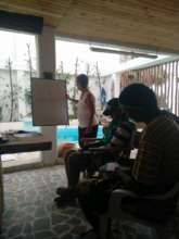 Training community members on mangrove protection
