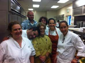 Volunteers For An Early Morning Cooking