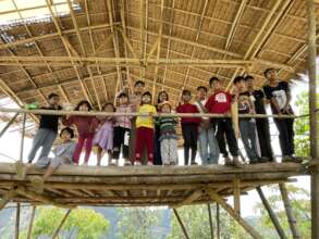 English class from Kalaw experience learning trip