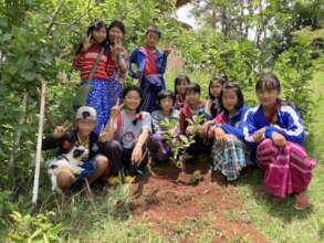Tree planting with Youth Empowerment Trainings