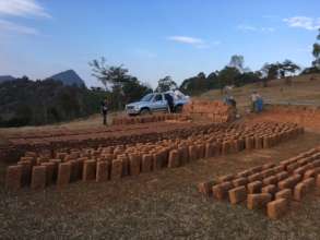 Adobe brick making begins again!!!!