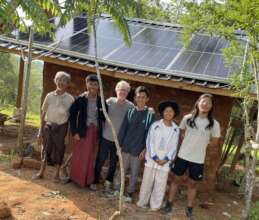 New solar panels and our amazing installation team