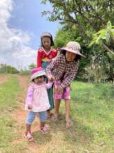 The ladies are ready for a day at the farm