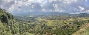 View from into our valley from the village temple