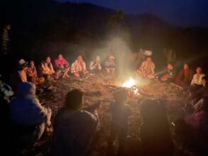 Evening discussions under the stars