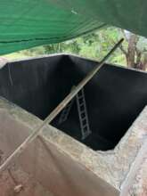 Our new rainwater catchment storage tank