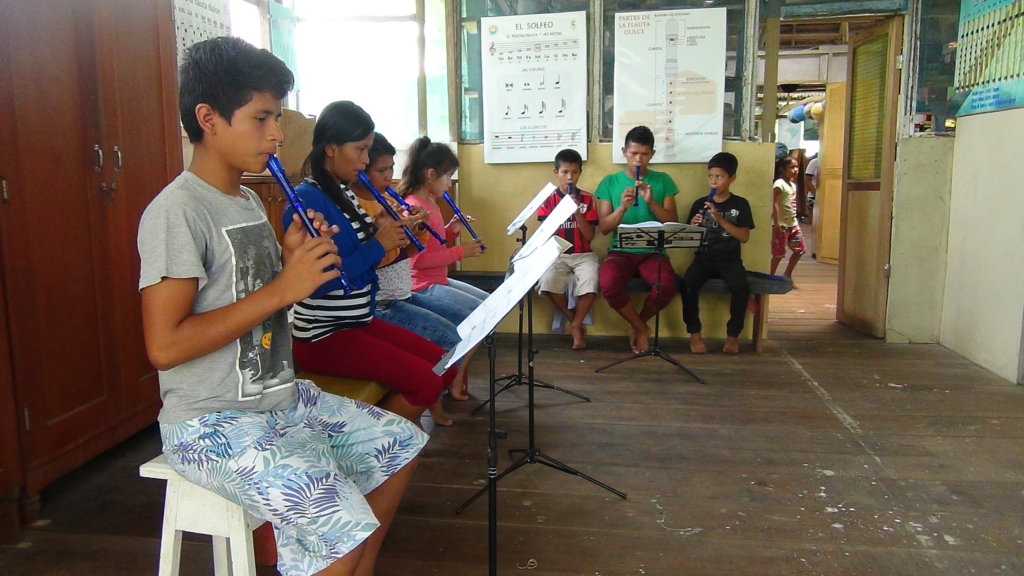 Music Classes in the Amazon for 30 Students