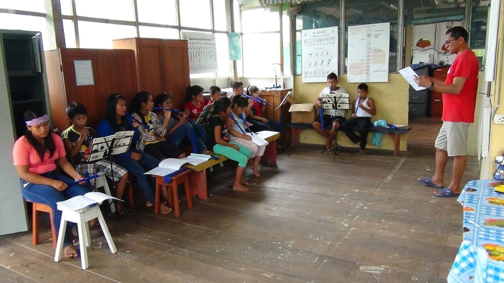 Music Classes in the Amazon for 30 Students