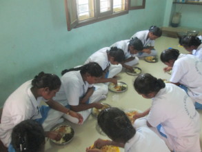 Food provided for the girls