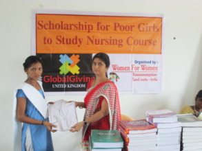 Distribution of books and uniforms