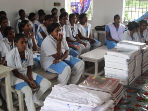 Books and Uniforms distributing
