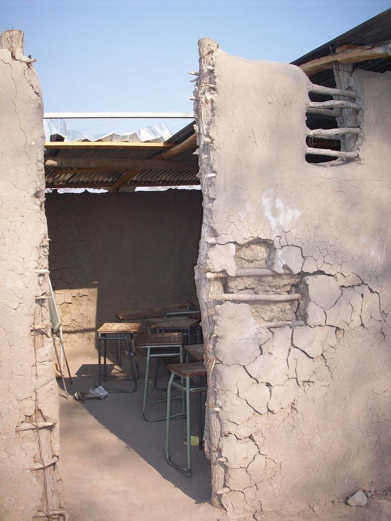 Providing a classroom for Namibian school Children
