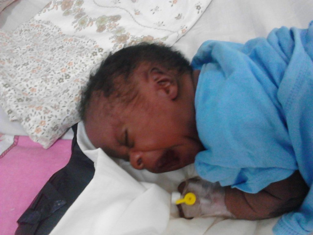 Help treat I'll baby in Uganda