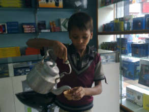 Selling tea