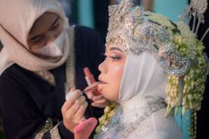 Bride's make up by Etika