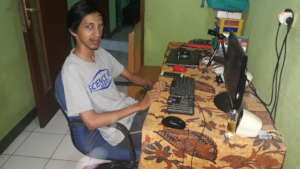 Fajrin in his station at YCM recently