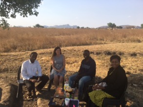 Visiting a student and his family at their home