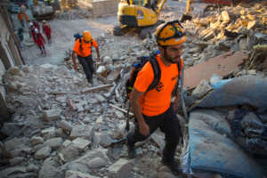 Photo from IsraAID  - "Search and Rescue team"