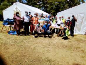 MoH covid testing tents