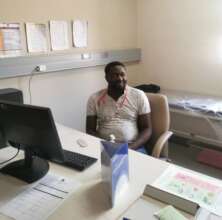 Dr Richard in the Maphiveni Clinic