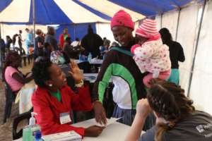 Medical outreach in Shewula