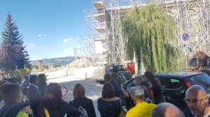 Visiting the Red Zone of the earthquake, Amatrice