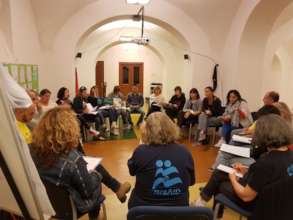 The 25 participants during the training in October