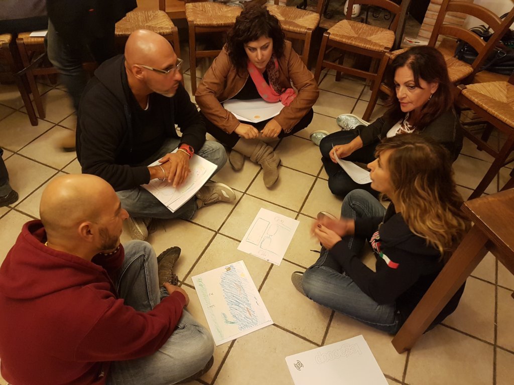 Group work during training