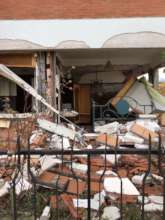 A bet room, Amatrice October 2017