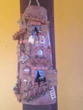 Sonia's sculpture of her home pre-earthquake!