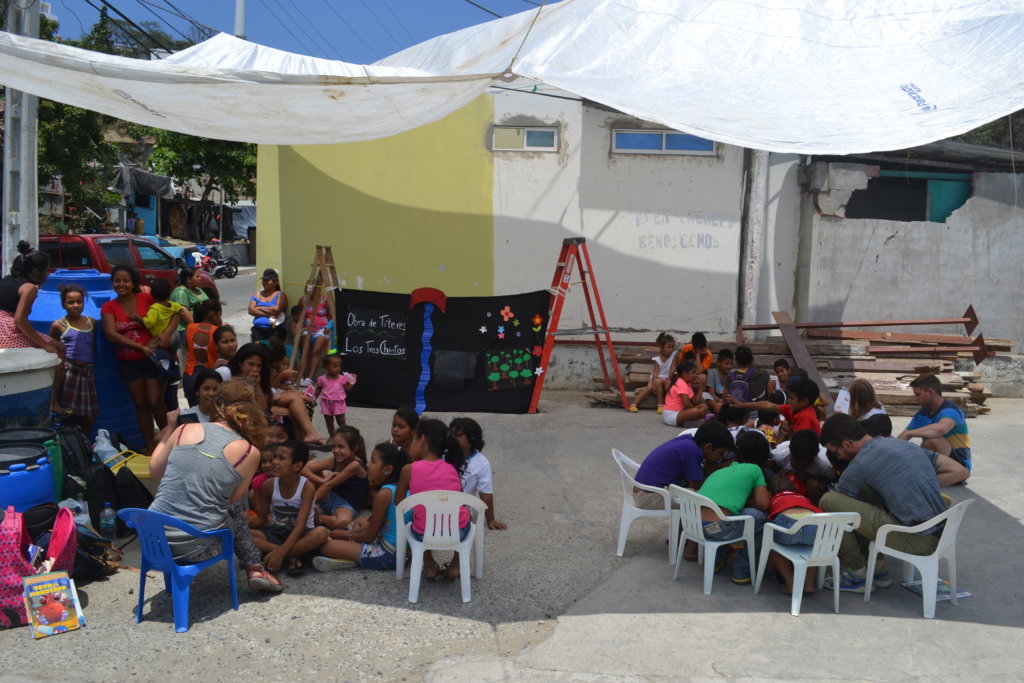 Earthquake Relief for Children in Shelters