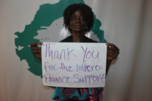 Isatu is thankful for the microfinance loan