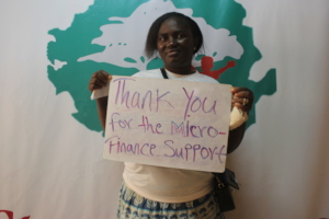 Mariatu is thankful for the Microfinance Loan