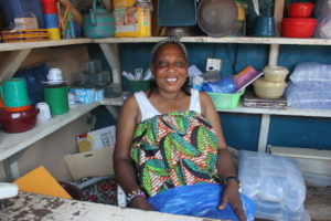 Olivette in her store
