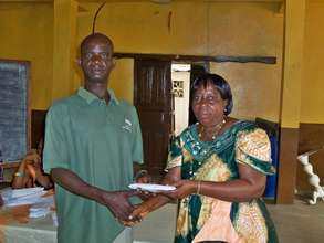 Peter Receiving Funds at End of Training
