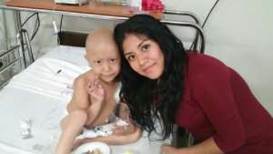 4-year-old leukemia patient, Gabriela & her Mom
