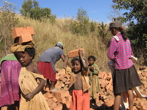 Bricks to built their new school