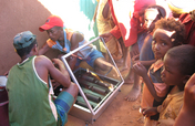 Solar cookers for the school in Fiadanana