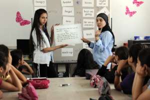 Learning English in Ramla. Photo: US Emb. Tel Aviv