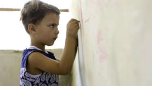 Siraj, 4, from alSira will soon be in school!