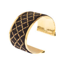 Kandahar Treasure Hand-Embroidered Cuff Bracelet