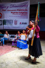 Marisela, regional Nahua leader